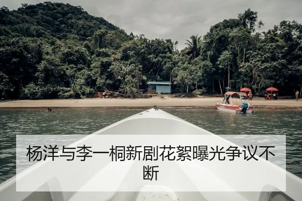 杨洋与李一桐新剧花絮曝光争议不断